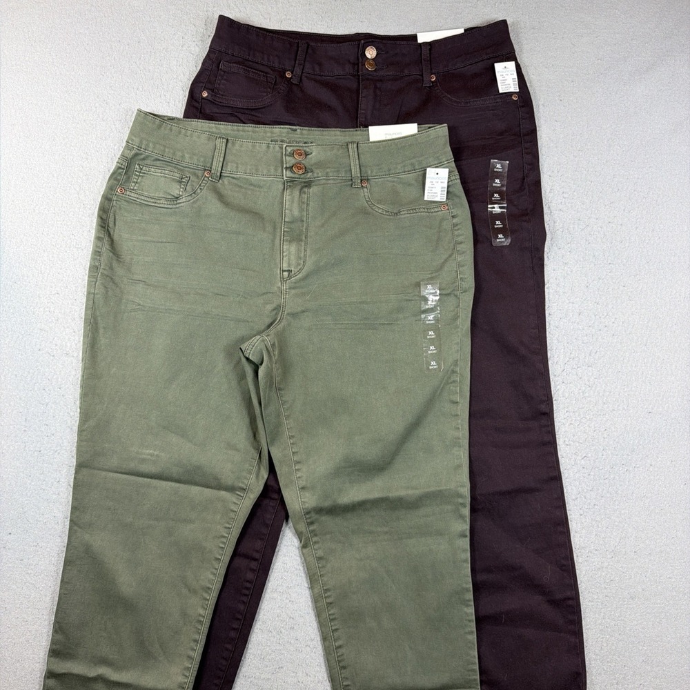 Maurices Denim Flex High Rise Stretch Comfort Jegging Size XL Short NWT Lot of 2